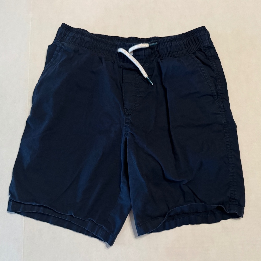 Cat & Jack Boys Blue Large (10-12) 100% Cotton Shorts Chiro Elastic Waist